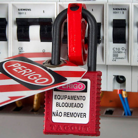 BLOQUEIO E ETIQUETAGEM LOCKOUT TAGOUT LOTO ASST Engenharia